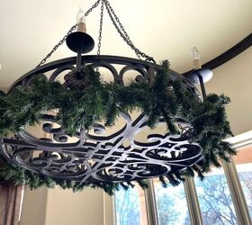 create floating ornaments for your light fixtures with fishing line
