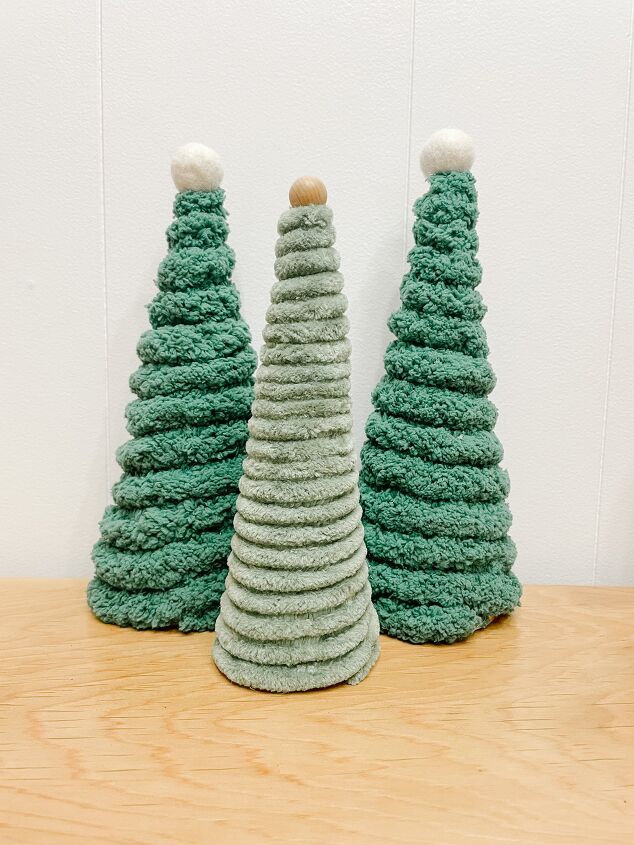 Xmas Tree Using Yarn How to Make DIY Yarn Christmas Trees For the Holidays | Hometalk