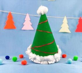 muestra tu espritu navideo con esta creativa manualidad de gorro de navidad, Gorro de Navidad