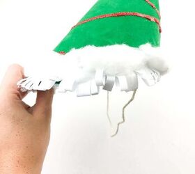 muestra tu espritu navideo con esta creativa manualidad de gorro de navidad, gorro de navidad para poner