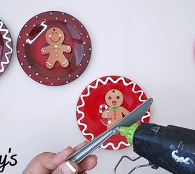 gingerbread cookie plate ornament