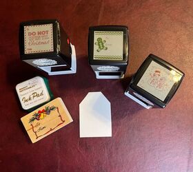 etiquetas de regalo fciles con tarjetas navideas