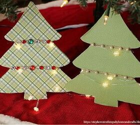 Adornos de madera para el árbol de Navidad en Dollar Tree
