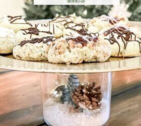 bandeja diy snowglobe, DIY bandeja globo de nieve para galletas y dulces de Navidad