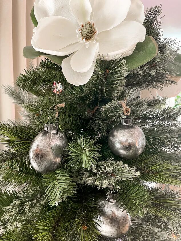 DIY Vintage Mercury Glass Christmas Ornaments