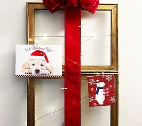 cmo hacer un tarjetero de navidad en 5 sencillos pasos, Porta tarjetas de Navidad DIY