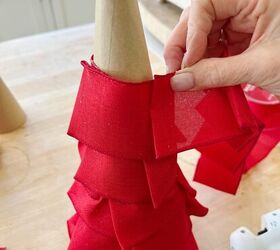 rbol de navidad diy, Christmas Tree Ribbon