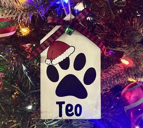 How to Make a Cute Christmas Tag Ornament For Your Dog
