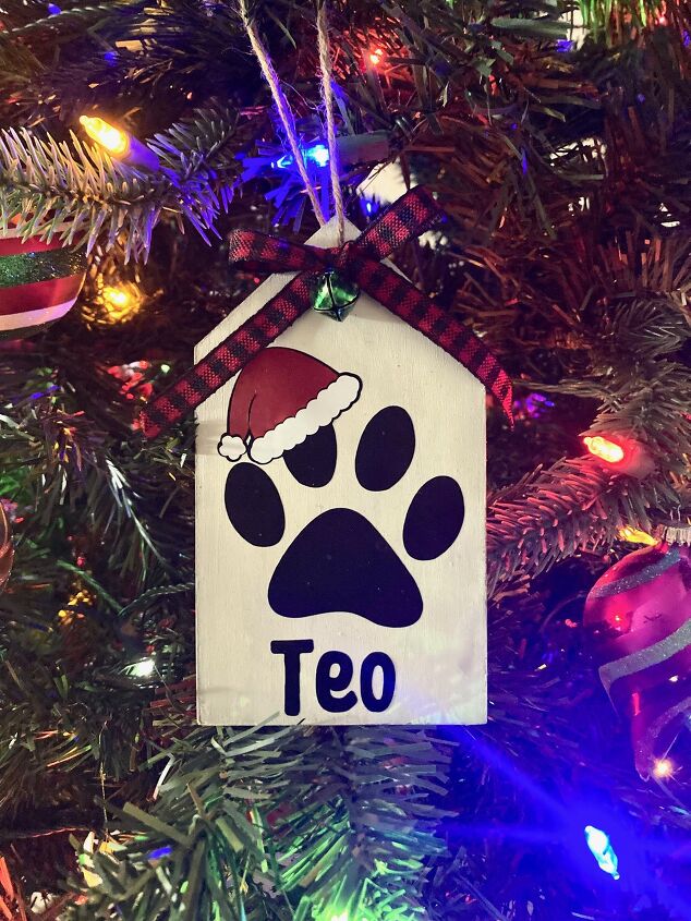 christmas tag ornament