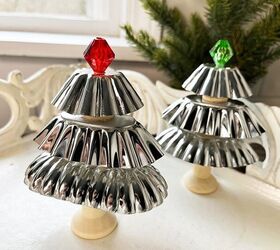 How to Make Cute Tart Tin Christmas Trees
