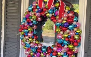 A Breathtaking Jumbo Christmas Ball Wreath in 3 Easy Steps