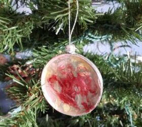 Baked Mod Podge Christmas Ornament