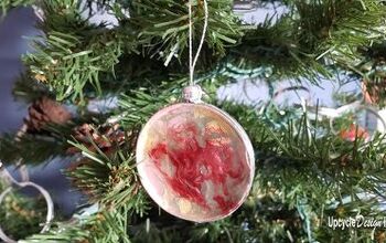 Baked Mod Podge Christmas Ornament