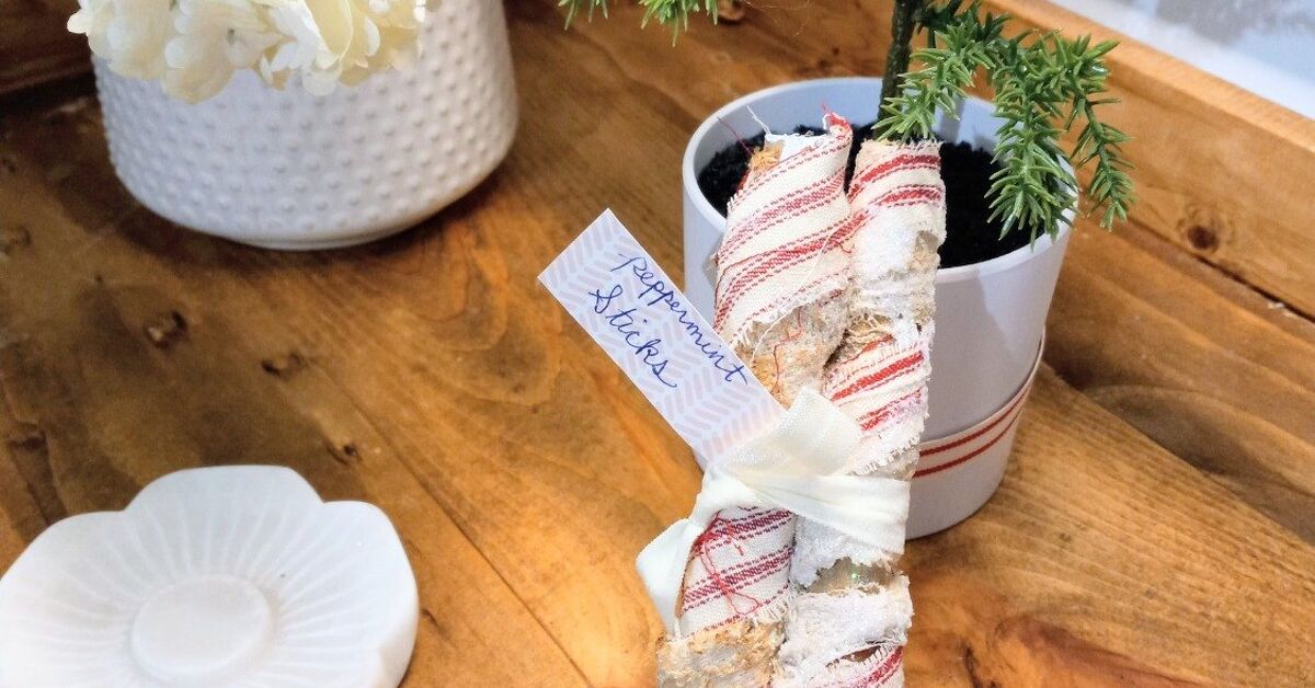 How to Make Cute DIY Peppermint Stick Decorations | Hometalk