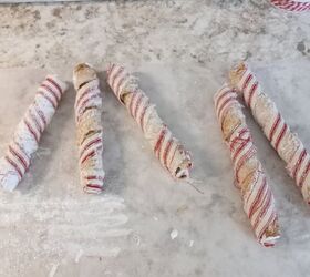 How to Make Cute DIY Peppermint Stick Decorations