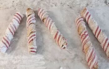 How to Make Cute DIY Peppermint Stick Decorations