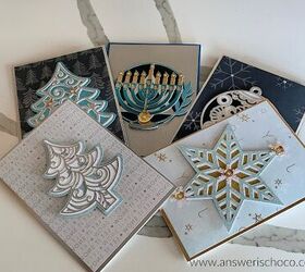 papercrafting tarjetas de navidad 2022