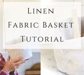 Cómo coser una cesta de tela de lino