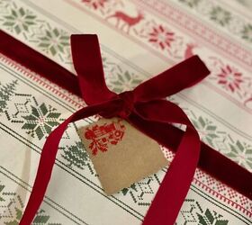 diy etiquetas de regalo de navidad con sellos