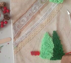 Cómo hacer bonitas fundas de cojín de hilo para el árbol de Navidad