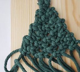 rbol de navidad de macram, Macrame Christmas Tree