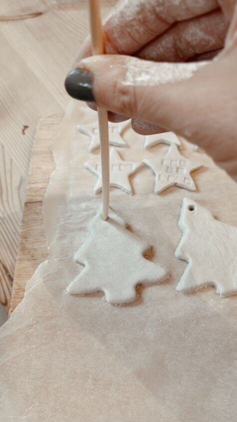 clay tree decorations