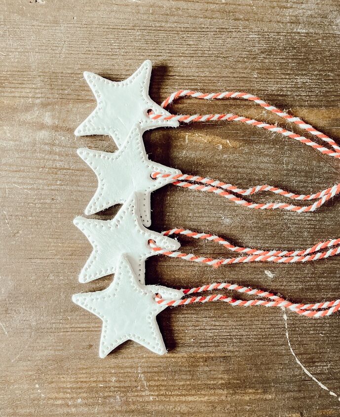 clay tree decorations