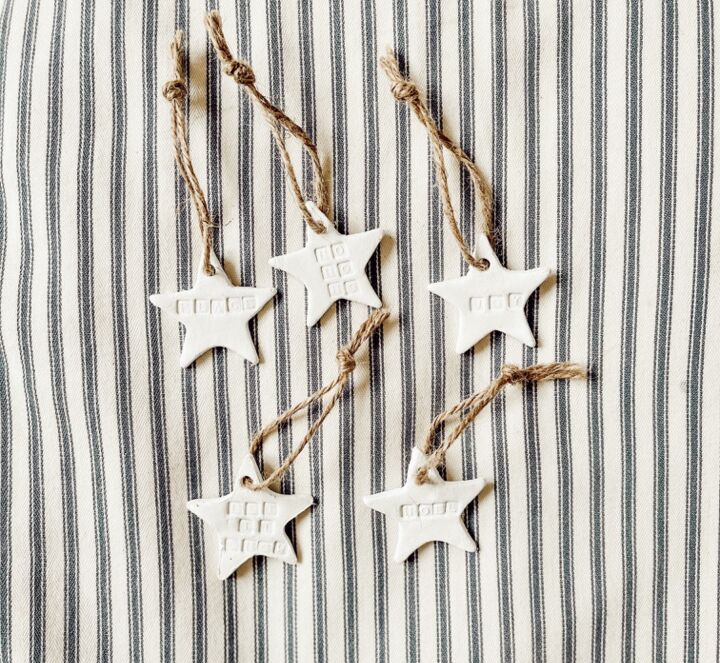 clay tree decorations