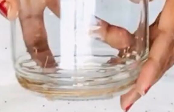 repurposed candle jar to winter snow lantern diy