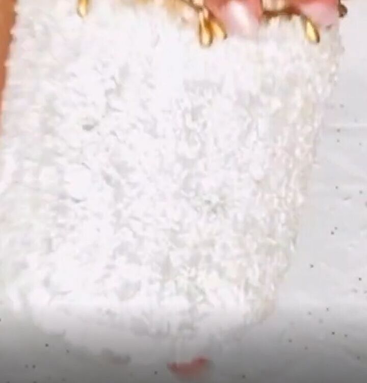 repurposed candle jar to winter snow lantern diy