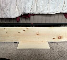 faldn de madera con almacenaje bajo la cama, Colocando la pieza frontal de mi caj n