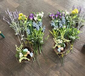 hermosos y fciles rellenos de urna faux de bricolaje primaveral, Flores