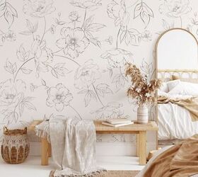 Rocky Mountain Decals Peony Floral Peel & Stick Wallpaper