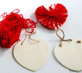 4 diy de corazones rojos y blancos para san valentn, Decoraci n de corazones para San Valent n