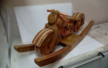 Rocking Motorcycle Wooden Toy