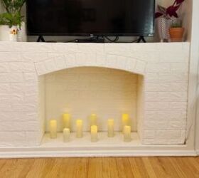 How to Make an Easy DIY Foam Fireplace Without Using Power Tools