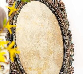 pasos para anticuar un espejo viejo diy home decor
