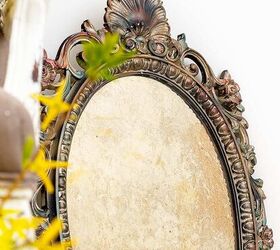 pasos para anticuar un espejo viejo diy home decor