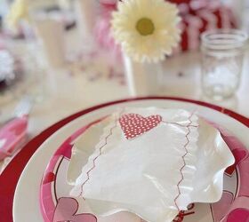 mesa de san valentn rosa y roja para nios, bolsas de regalo para San Valent n
