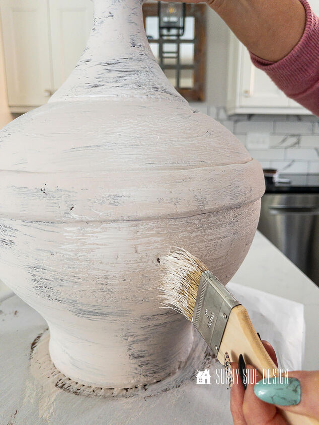 simple painted lamp base a pottery barn dupe