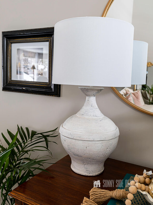 simple painted lamp base a pottery barn dupe