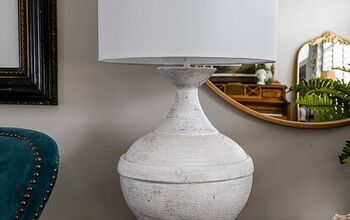 Simple Painted Lamp Base - a Pottery Barn Dupe