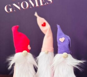 gnomos de san valentn diy para alegrar tu casa, Proyecto DIY Gnomos de San Valent n terminado