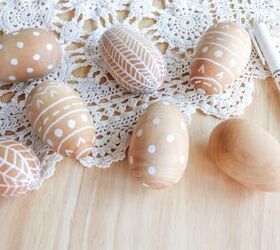 huevos de pascua de madera pintados, Huevos De Pascua De Madera Pintados Proceso