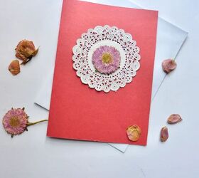 cmo hacer una sencilla tarjeta de san valentn con flores prensadas
