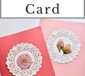 cmo hacer una sencilla tarjeta de san valentn con flores prensadas, C mo hacer una tarjeta de San Valent n con flores prensadas