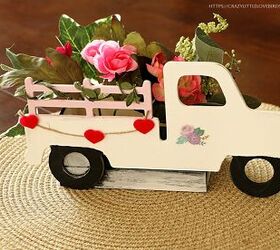 DIY Camión Floral del Amor. Una sencilla manualidad reciclada