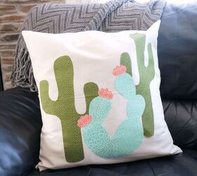 almohada cactus sin costura, Almohada de cactus
