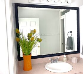Una forma rápida de enmarcar un espejo de baño