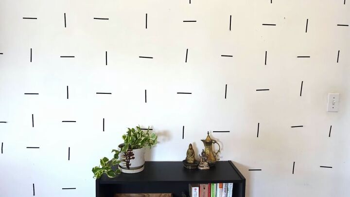 5 quick easy renter friendly washi tape accent wall ideas, How to use washi tape in your home